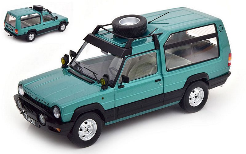 Talbotタルボ Simcaシムカ Ranchoランチョ グリーンメタリック / KK-SCALE 1/18 ミニカー