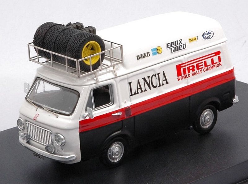 Fiatフィアット 238 Vanバン ハイルーフ 1973 Lanciaランチア Rallyラリー アシスタンス / Rio 1/43 ミニカー