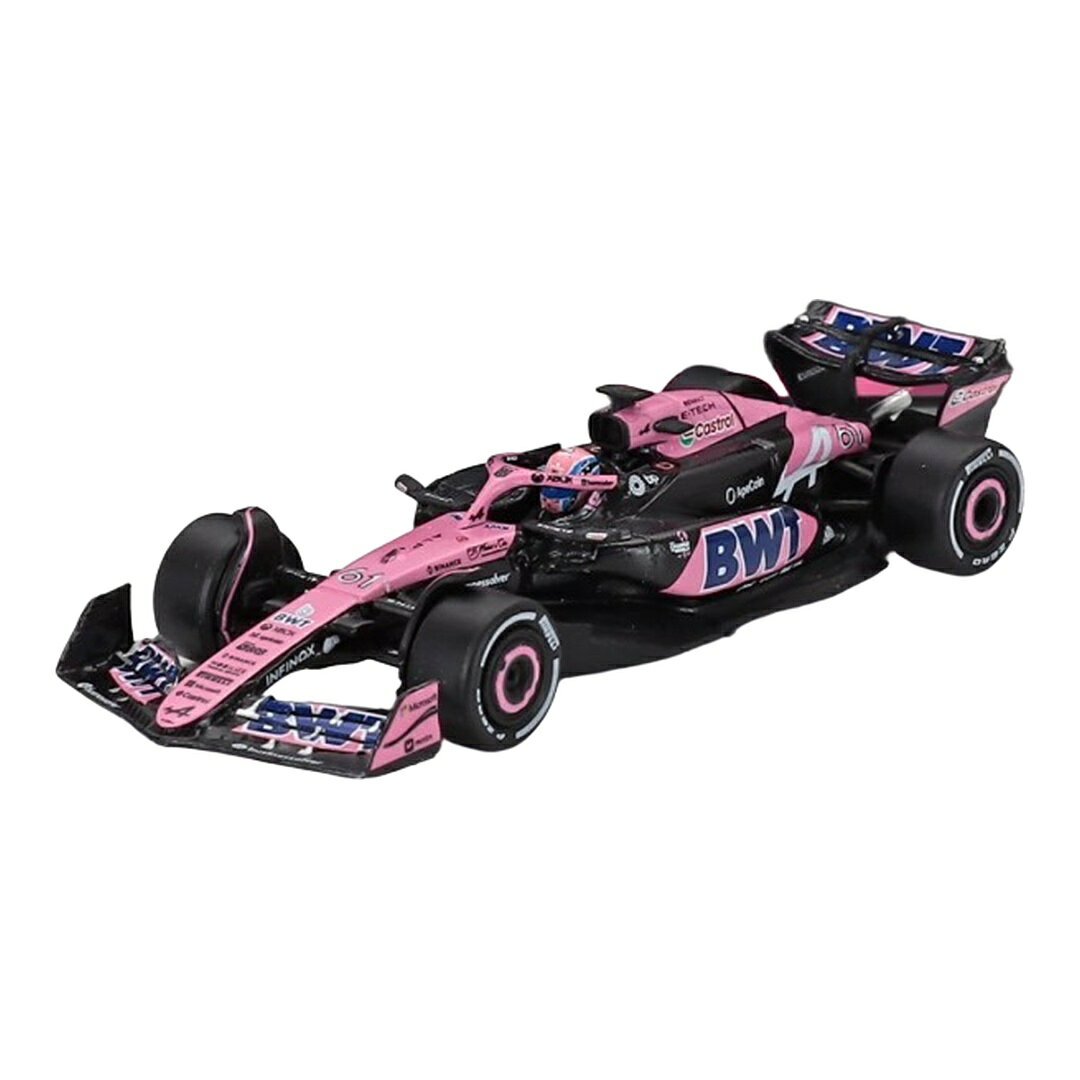 Alpineアルピーヌ A524 F1 #61 Jack Doohan アブダビGP 2024 ブラック ブルー ピンク SPARKY / Spark 1/64 ミニカー