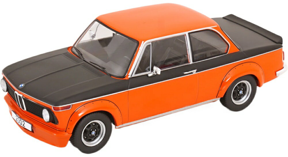 BMW 2002 turbo 1973 オレンジ フラットブラック/ MCG 1/18 ミニカー