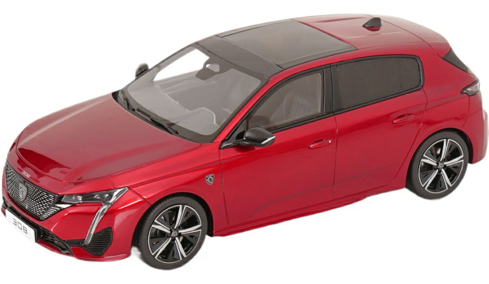 Peugeot 308 GT 2022 レッドメタリック/ OTTO 1/18 ミニカー
