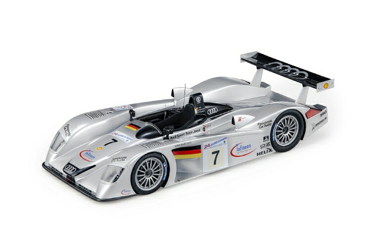 【予約】2021年1月以降発売予定Audi R8 Le Mans 2000 3.6L TURBO V8 TEAM AUDI SPORT JOEST N 7 3rd 24h LE MANS 2000 M.ALBORETO - R.CAPELLO - C.ABT - SILVER BLACK /TOPMARQUES 1/18 ミニカー