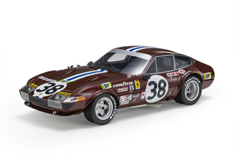 【予約】2021年4月-6月以降発売予定Ferrari Daytona Le Mans 1972 #38 /TOPMARQUES 1/18 ミニカー