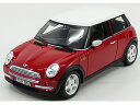 MINI - COOPER 2001 - RED WHITE /BBurago 1/18 ミニカー