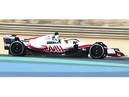 【予約】12月以降発売予定HAAS - F1 VF-22 FERRARI TEAM HAAS N 20 BAHRAIN GP 2022 KEVIN MAGNUSSEN - WHITE BLACK RED /Minichampsミニチャンプス 1/18 ミニカー