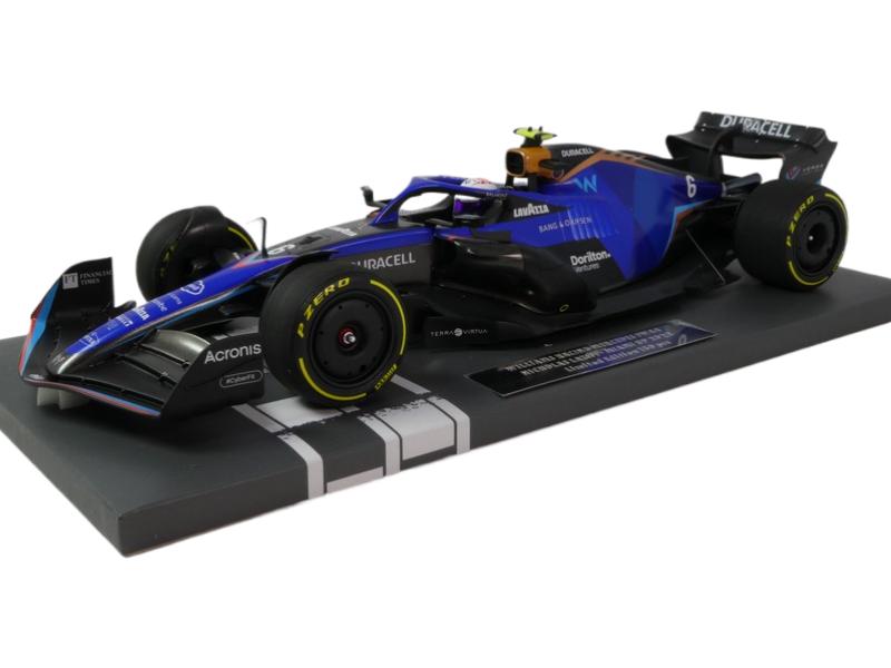 Williams FW44 2022年 F1 マイアミGP #6 N.ラティフィ/ MINICHAMPS 1/18 ミニカー