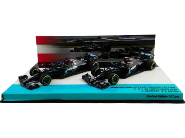 Mercedes Benz - Mercedes-Benz F1 W11 EQ Performance 2020年 F1 GP #44 #77 L.ハミルトン V.ボッタス/ MINICHAMPS 1/43 ミニカー