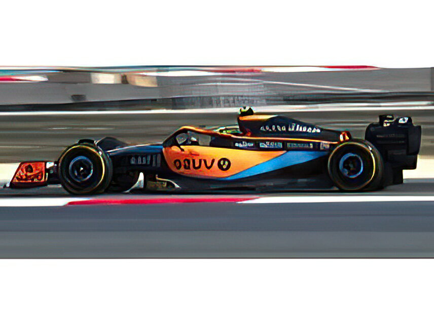 ͽ12ʹȯͽMcLAREN - F1 MCL36 MERCEDES TEAM MCLAREN N 4 BAHRAIN 2022 LANDO NORRIS - ORANGE LIGHT BLUE /Minichampsߥ˥ץ 1/18 ߥ˥