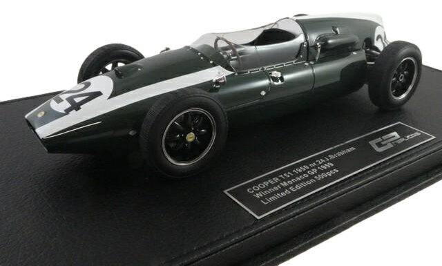 Cooper T51 1959年 F1 モナコGP 優勝 #24 J ブラバム ディスプレイケース付き/ GP Replicas 1/18 ミニカー