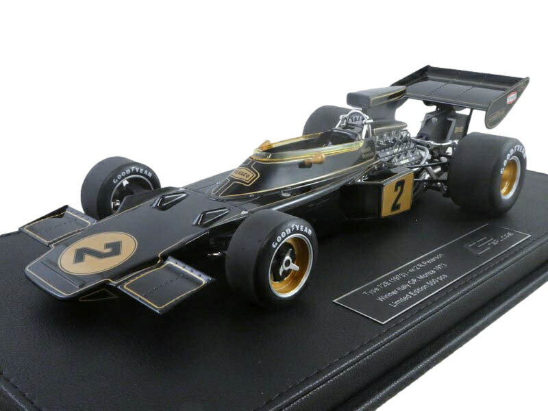 Lotus 72E 1973年 F1 イタリアGP 優勝 #2 R ピーターソン ディスプレイケース付き/ GP Replicas 1/18 ミニカー