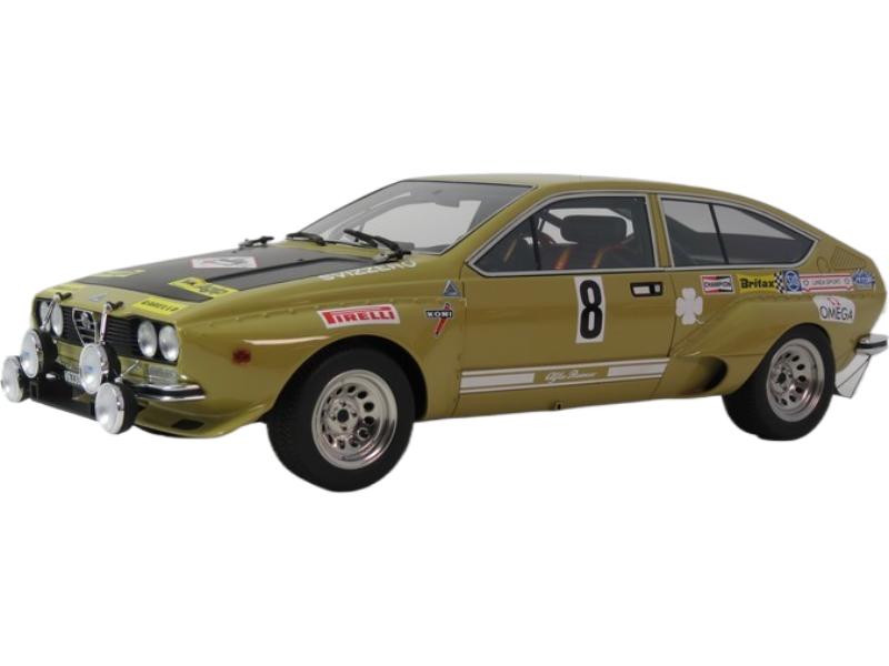 Alfa Romeo Alfetta GT GR.2 1975年 ラリー4レジョーニ #8 Swiss F. G.マゼット/ LS-Collectibles 1/18 ミニカー