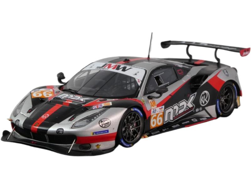 Ferrari 488 GTE 2022年 ルマン24時間レース #66 Kvamme Van Der Zande Hart/ LOOKSMART 1/43 ミニカー