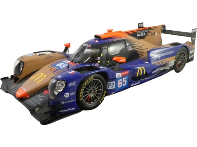 Oreca 07 Gibson 2021年 LMP2クラス ルマン24時間レース 3位 #65 Canal Stevens Allen/ Spark 1/18 ミニカー