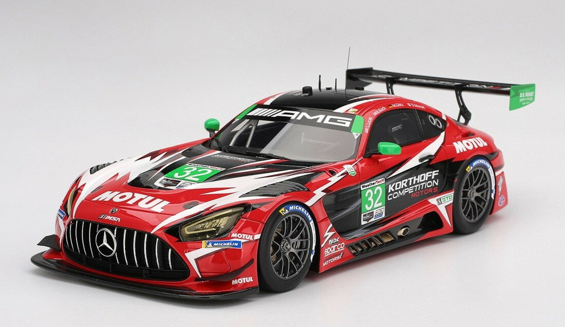 MERCEDES BENZメルセデスベンツ AMG GT3 6.2L V8 チーム KORTHOFF N 32 デイトナ 24時間 2025 TOP-SPEED-SERIES / TRUESCALE 1/18 ミニカー