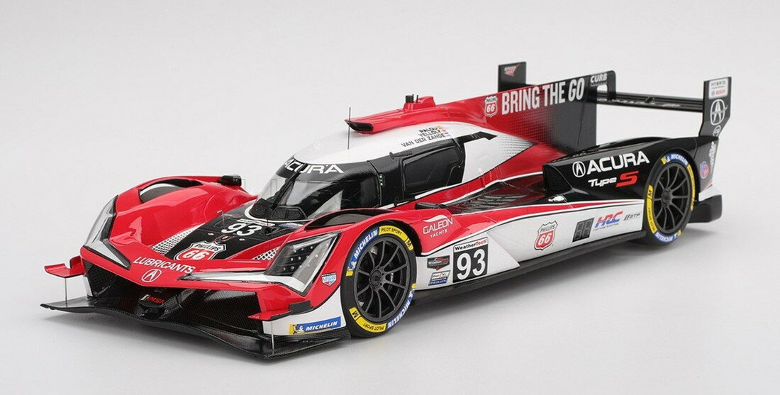 【予約】ACURAアキュラ ARX06 GTP 2.4L チーム MEYER SHANK RACING N 93 セブリング 12時間 2025 TOP-SPEED-SERIES / TRUESCALE 1/18 ミニカー