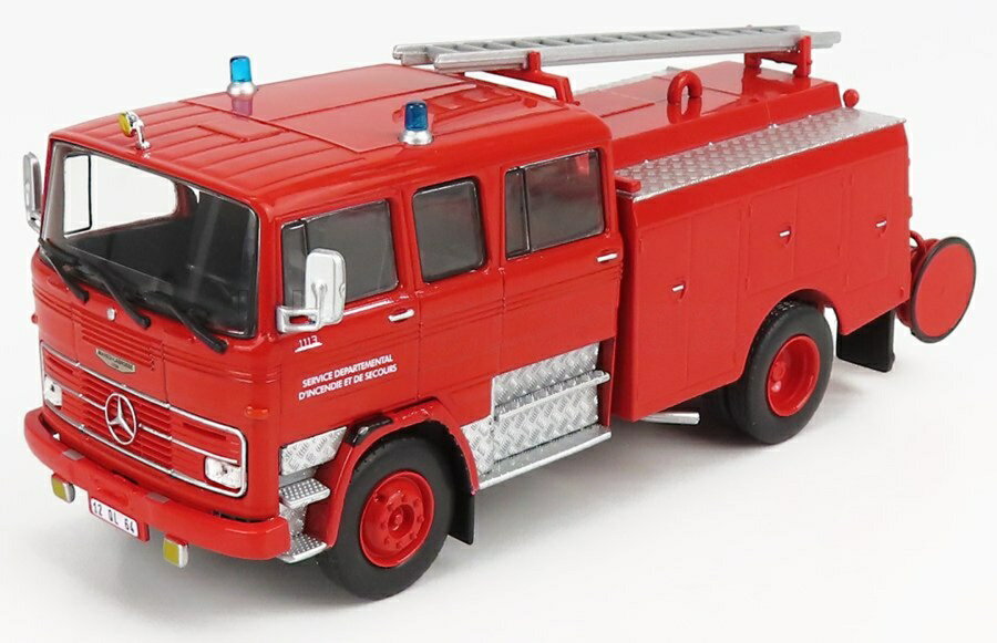 MERCEDES BENZメルセデスベンツ LP911 1113 タンク車 サペールポンピエ 1975 レッド CENTAURIA-WORLD-TRUCK-FIRE-ENGINE-POMPIERS-FEUERWEHR / EDICOLA 1/43 ミニカ
