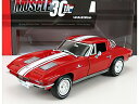 CHEVROLET - CORVETTE STINGRAY Z06 COUPE 1963 - RED /AutoWorld 1/18 ミニカー