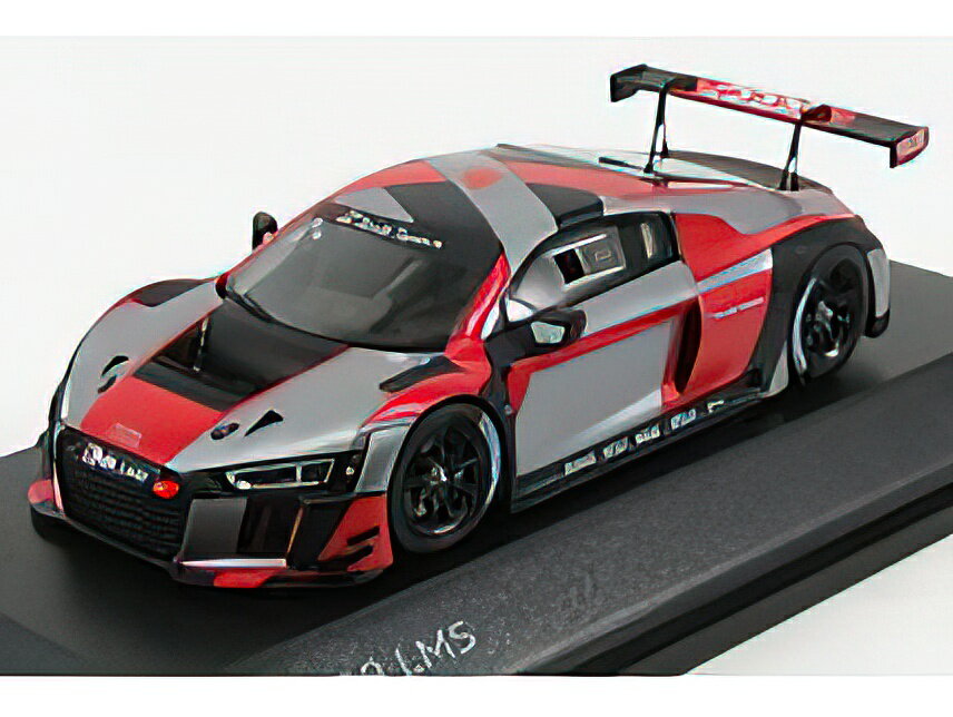 AUDIAEfB R8 LMS TEAM AUDI SPORT N 0 PRESS SEASON 2017 - RED SILVER BLACK /SPARK 1/43 ~jJ[