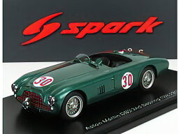 ASTON MARTINアルファロメオ DB3 N 30 2nd 12h SEBRING 1953 R.PARNELL - G.ABECASSIS - GREEN MET /SPARK 1/43 ミニカー