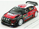 CITROEN - C3 WRC TEAM CITROEN TOTAL ABU DHABI WRT N 10 RALLY MONTECARLO 2018 K.MEEKE - P.NAGLE - RED WHITE /SPARK 1/43 ミニカー