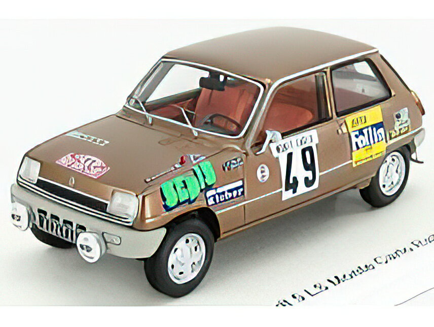 楽天市場】1／43 ミニカー ラリー ルノー 5の通販