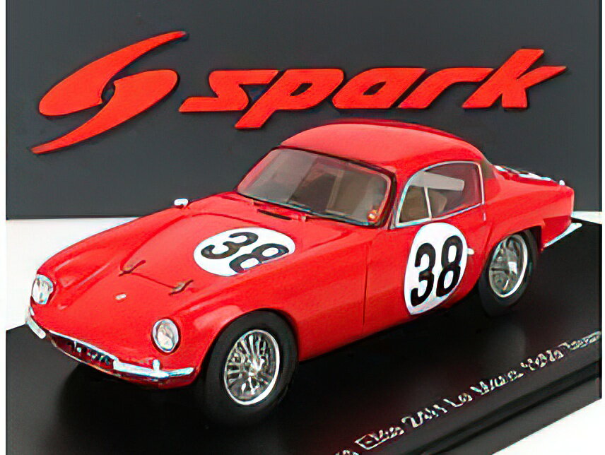 LOTUS ELITE COVENTRY CLIMAX TEAM EQUIPE LOS AMIGOS N 38 24h LE MANS 1959 J.C.VIDILLES - J.F.MALLE - RED /SPARK 1/43 ミニカー