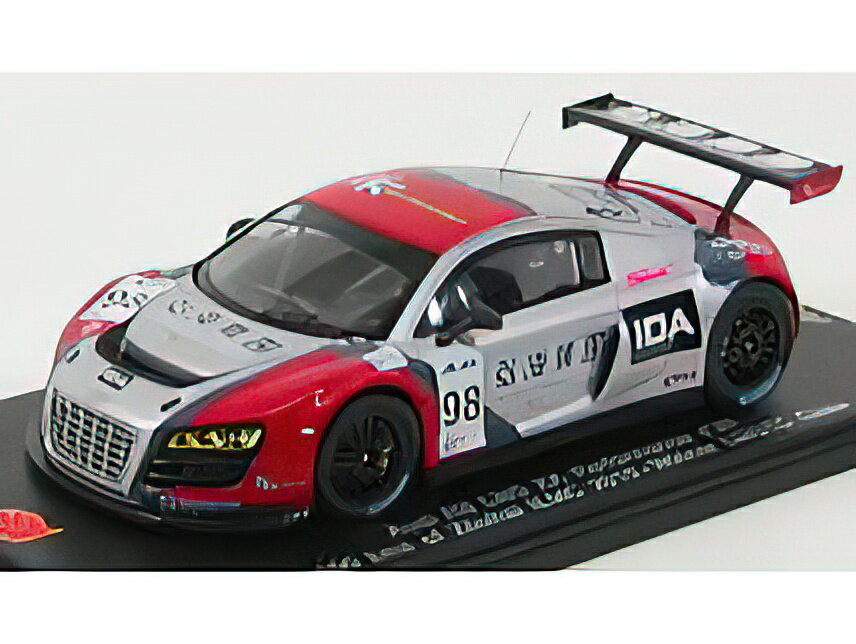 AUDIǥ R8 LMS KK PERFORMANCE N 98 1000km ZHUHAI ILMC WINNER CLASS LMGTC 2010 M.LEE - A.YOONG - M.MARSH - RED SILVER /SPARK 1/43 ߥ˥