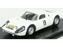 PORSCHEポルシェ 904 GTS N 18 RALLY DES ROUTES DU NORD 1966 J.SCHLESSER - A.SCHLESSER - WHITE /SPARK 1/43 ミニカー