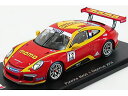 PORSCHEポルシェ 911 991 GT3 N 12 SUPERCUP MOBIL 1 2015 JAAP VAN LAGEN - RED ORANGE /SPARK 1/43 ミニカー