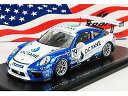 PORSCHEポルシェ 911 991-2 GT3 CUP N 19 PORSCHE CARRERA CUP GREAT BRITAIN CHAMPION 2020 H.KING - LIGHT BLUE WHITE /SPARK 1/43 ミニカー