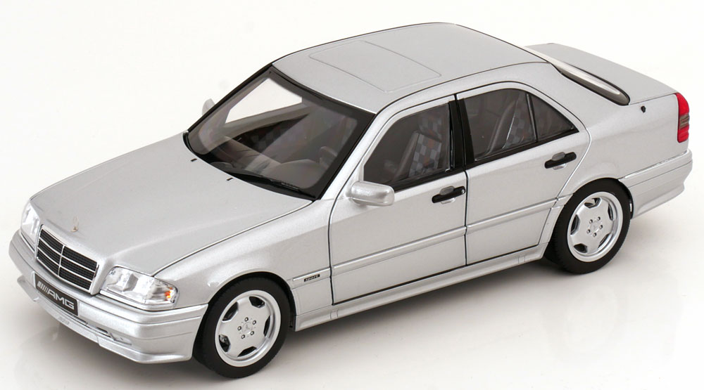 Mercedes C36 AMG W202 1993 ����1000�� �ɥ����Ĳ� �ܥ�ͥåȳ���/ Norev 1/18 �ߥ˥���
