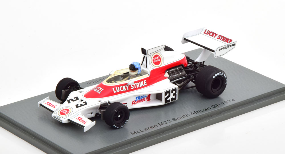 McLaren M23 GP南アフリカ Charlton 1974/ Spark 1/43 ミニカー
