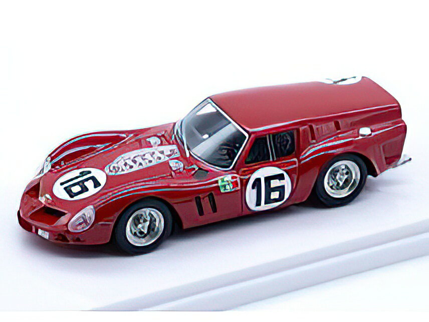 車, ミニカー・トイカー 12FERRARI - 250 GT BREADVAN TEAM SCUDERIA SERENISSIMA N 16 24h LE MANS 1962 CARLO MARIA ABATE - COLIN DAVIS - RED TECNOMODEL 143 