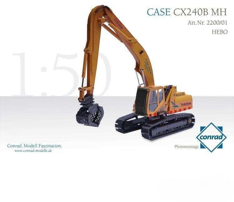 HEBO Case CX 240 B MH Hydraulic excavator with metal tracks٥ /Conrad 1/50ߵϷ