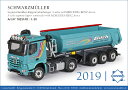 【予約】2019年発売予定SCHWARZMULLER tipper semitrailer メルセデス・ベンツアクトロス GILCHダンプ トラック /建設機械模型 工事車両 CONRAD 1/50 ミニチュア