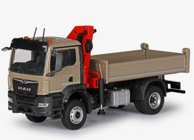 【予約】MAN TGS NN all-wheel tipper with loader crane トラック / Conrad 1/50 建設機械 模型