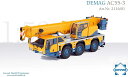 Demag AC 55-3 mobile crane crane model /Conrad 1/50 ミニチュア 建設機械模型 工事車両