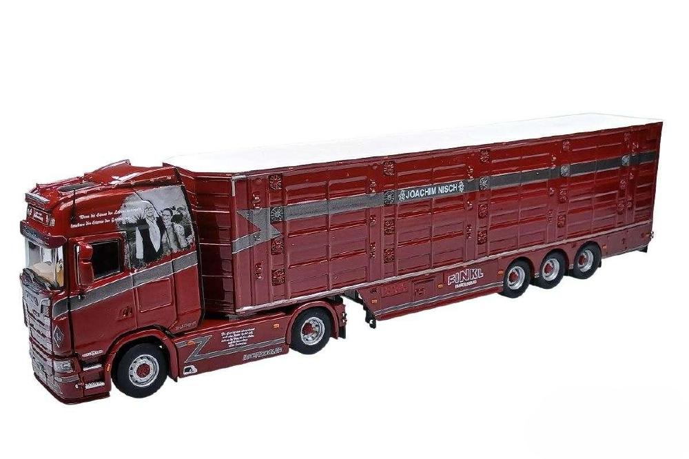 Joachim Nisch Scania S650 New Gen 4x2 live stock semitrailer 3axleトレーラー /IMC 1/50建設機械模型