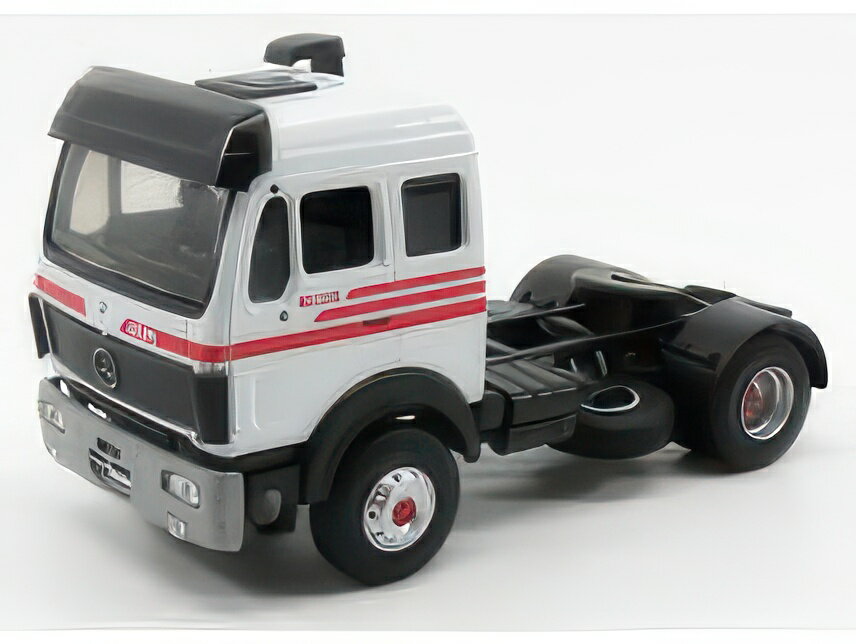 MERCEDES BENZ 1835 TRACTOR TRUCK 2 ASSI 1998 WHITE RED トラック / ELIGOR 1/43 建設機械模型 工事車両