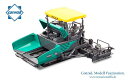 Voegele Super 3000-2 トラックペーバー / CONRAD 1/50 建設機械模型 工事車両