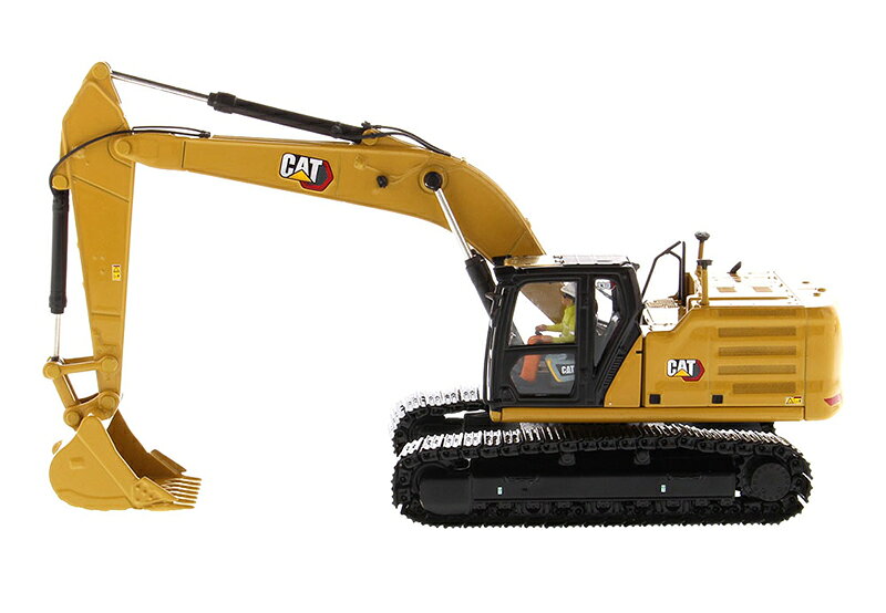 ラストホビーのCaterpillar 330 油圧ショベル - Next Generation - ハイラインシリーズ トレーラー / Diecast Masters 1/50 建設機械模型 工事車両｜アングル2