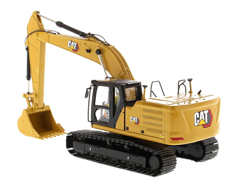 ラストホビーのCaterpillar 330 油圧ショベル - Next Generation - ハイラインシリーズ トレーラー / Diecast Masters 1/50 建設機械模型 工事車両｜アングル3
