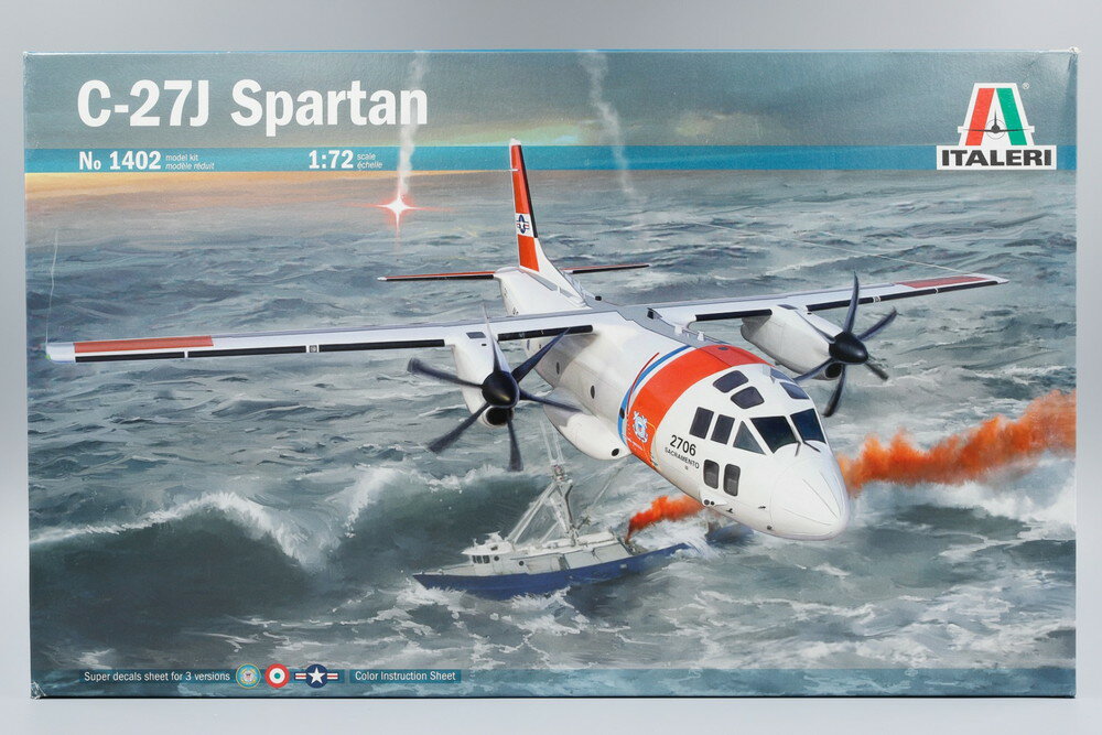 Alenia C-27J スパルタン モデルキット/ ITALERI 1/72 模型 プラモデル