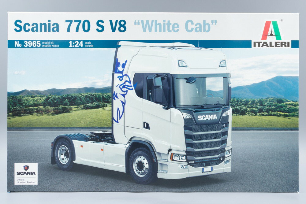 Scania S770 V8 トラクタートラック「ホワイトキャブ」モデルキット/ ITALERI 1/24 模型 プラモデル（楽天・ラストホビー）