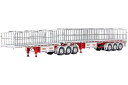 Dawsons's Haulage Freighter Bダブルフラットトップセット トレーラー / Drake 1/50 建設機械模型 工事車両