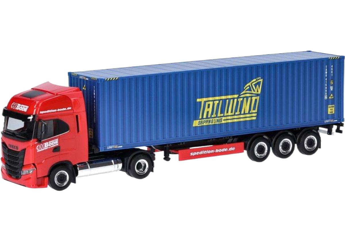 Rakuten - HH Bode Tailwind Iveco S-Way LNG トラクタ / Herpa 1/87 建設機械模型 工事車両