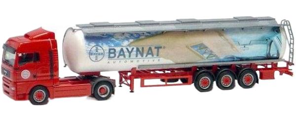Hoyer Bayer MAN TGA XLX タンカー トラック / Herpa 1/87 建設機械模型 工事車両