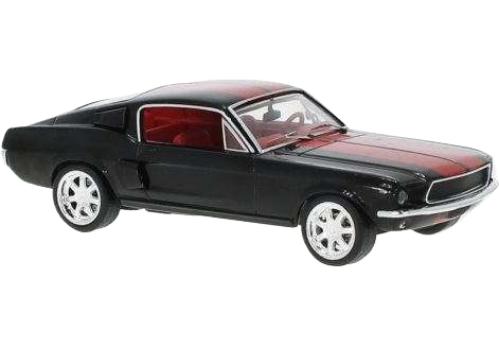 Rakuten - Ford Mustang Fastback 1967 ブラックレッド / IXO 1/43 ミニカー