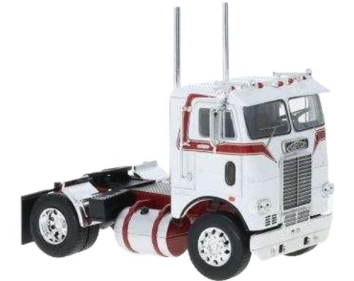 Freightliner COE 1976 ホワイト レッド トラクタ / IXO 1/43 建設機械模型 工事車両