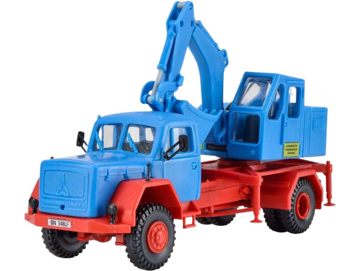 乐天商城 - Magirus コーナーフード ショベルボディ付き ショベル / Kibri 1/87 建設機械模型 工事車両